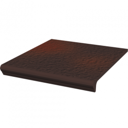Ступень клинкерная с капиносом прямая Paradyz CLOUD BROWN DURO 30x33 см