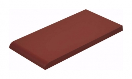 Плитка для парапета Cerrad гладкая 135х245х13 мм rot