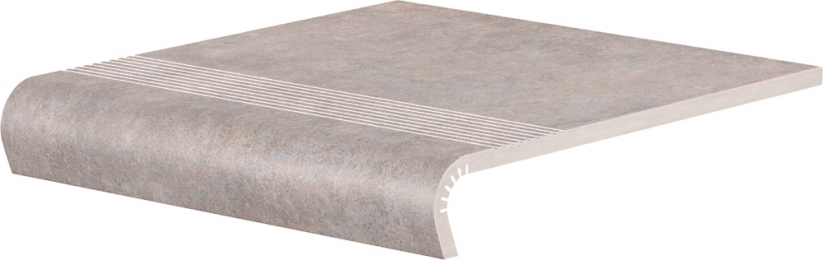 Ступень клинкерная Cerrad V-shape Cottage 330х300х11 мм salt