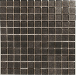 Стеклянная мозаика Керамик Полесье Silver Black 300х300х6 мм