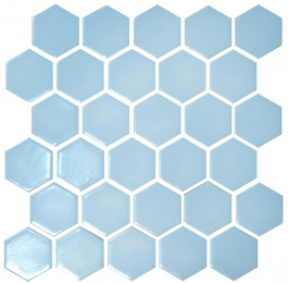 Мозаика керамическая Kotto Keramika H 6026 Hexagon Light Blue 295х295 мм