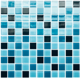 Мозаика стеклянная Kotto Keramika GM 4020 C3 Cerulean D/Cerulean M/Cerulean W 300х300 мм