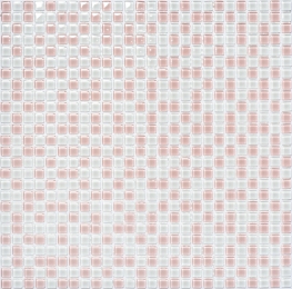 Мозаика стеклянная Kotto Keramika GM 410001 C2 White/Pink W 300х300 мм