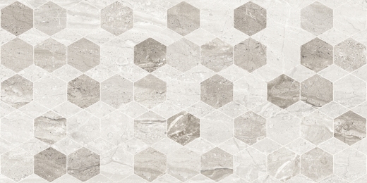 Керамическая плитка Golden Tile Marmo Milano hexagon 300x600x9 мм (8MG151)