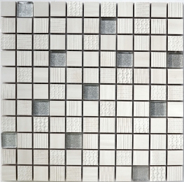 Мозаика керамическая Kotto Keramika СМ 3043 С2 Cream-Silver 300х300 мм