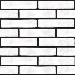 Плитка фасадна Golden Tile Fino Білий 6F0020 250x60x6 мм
