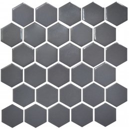 Мозаика керамическая Kotto Keramika H 6003 Hexagon Grey Shedol 295х295 мм