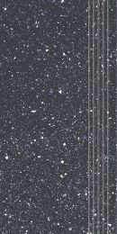 Плитка для ступеней Paradyz Moondust Antracite Stopnica Prosta Nacinana Mat. G1 29,8х59,8 см