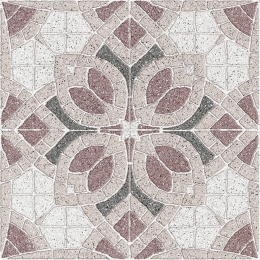 Керамическая плитка Golden Tile Sabbia Цветочный 300x300x8 мм (7F1740)