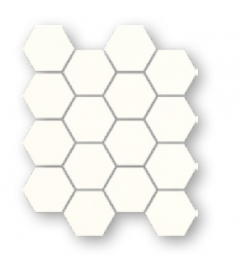 Настенная плитка Paradyz Uniwersalna Mozaika Prasowana Hexagon Bianco 220х255 мм (1179589)