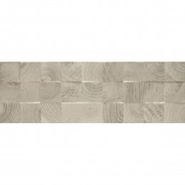 Настенная плитка Paradyz Ceramica Daikiri Wood Grys Struktura Kostki Sciana 25х75 см (017693)