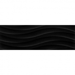 Плитка настенная CERAMIKA COLOR CCR36-1 Onda Black RECT 250x750x9 мм