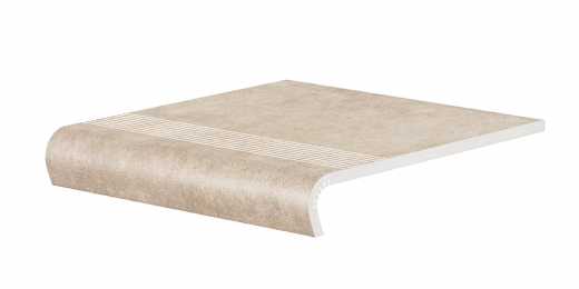 Ступень клинкерная Cerrad V-shape Cottage 330х300х11 мм masala