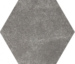 Плитка керамогранит Equipe Hexatile Cement Black 22094 17,5х20 см