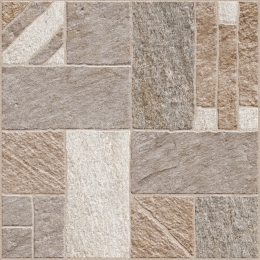 Керамическая плитка Golden Tile Misto Mattone коричневый 400x400x7 мм (3F7830)