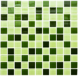 Мозаика стеклянная Kotto Keramika GM 4029 C3 Green D/Green M/Green W 300х300 мм