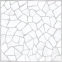Керамическая плитка Golden Tile Mosaic белый 300x300x8 мм (8F0730)