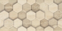 Керамическая плитка Paradyz Sunlight Stone Beige Sciana Dekor Geometryk G1 30х60 см