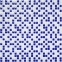 Мозаика стеклянная Kotto Keramika GM 410006 C2 Cobalt D/White 300х300 мм