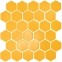 Мозаика керамическая Kotto Keramika H 6025 Hexagon Dark Yellow 295х295 мм