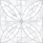 Керамическая плитка Golden Tile Mosaic Цветочный 300x300x8 мм (8F0750)