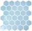Мозаика керамическая Kotto Keramika H 6026 Hexagon Light Blue 295х295 мм