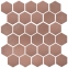 Мозаика керамическая Kotto Keramika H 6011 Hexagon Hot Pink 295х295 мм