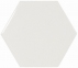 Плитка керамогранит Equipe Scale Scale Hexagon White 21911 10,7х12,4 см