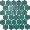 Мозаика керамическая Kotto Keramika H 6017 Hexagon Aqvamarine 295х295 мм