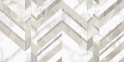 Керамическая плитка Golden Tile Marmo Bianco шеврон 300x600x9 мм (G70151)