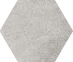 Плитка керамогранит Equipe Hexatile Cement Grey 22093 17,5х20 см